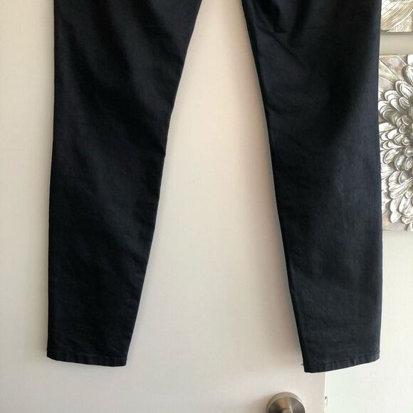 LC LAUREN CONRAD Mid-Rise Metallic Coated Denim Jeggings - Picture 7 of 8